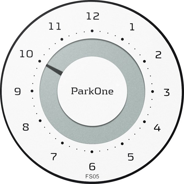 Needit ParkOne płyta parkingowa Czarny, Biały, Metaliczny Elektroniczny