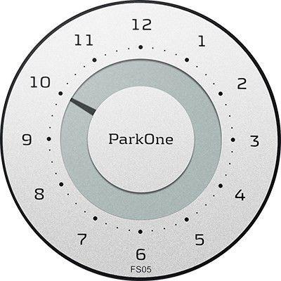 Needit ParkOne płyta parkingowa Czarny, Biały, Metaliczny Elektroniczny