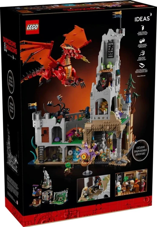LEGO IDEAS 21348 Dungeons & Dragons: Opowieść czerwonego smoka