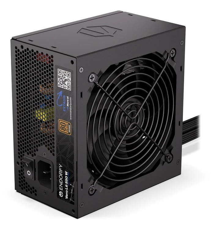 ENDORFY Vero L6 moduł zasilaczy 550 W 24-pin ATX ATX Czarny