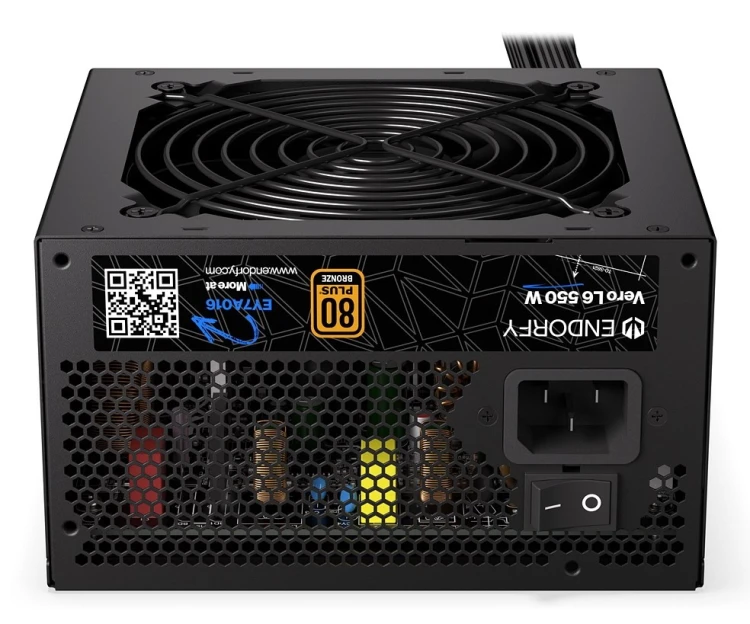 ENDORFY Vero L6 moduł zasilaczy 550 W 24-pin ATX ATX Czarny
