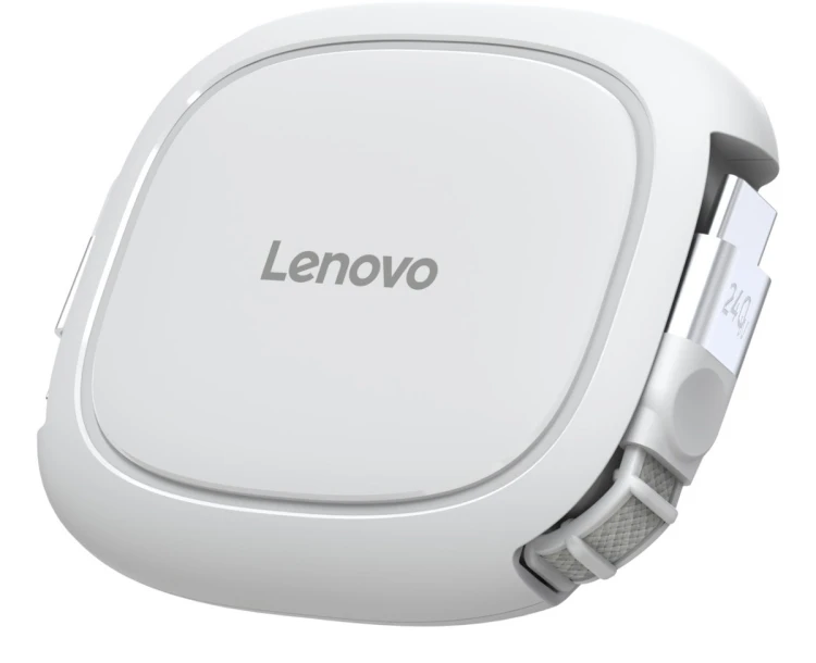 Kabel zwijany Lenovo GX91V57059 240W USB-C biały