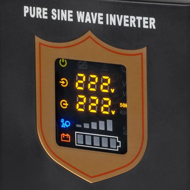 Zasilacz awaryjny KEMOT PROsinus-1000 przetwornica z czystym przebiegiem sinusoidalnym i funkcją ładowania 12V 230V 1000VA/700W - kolor czarny