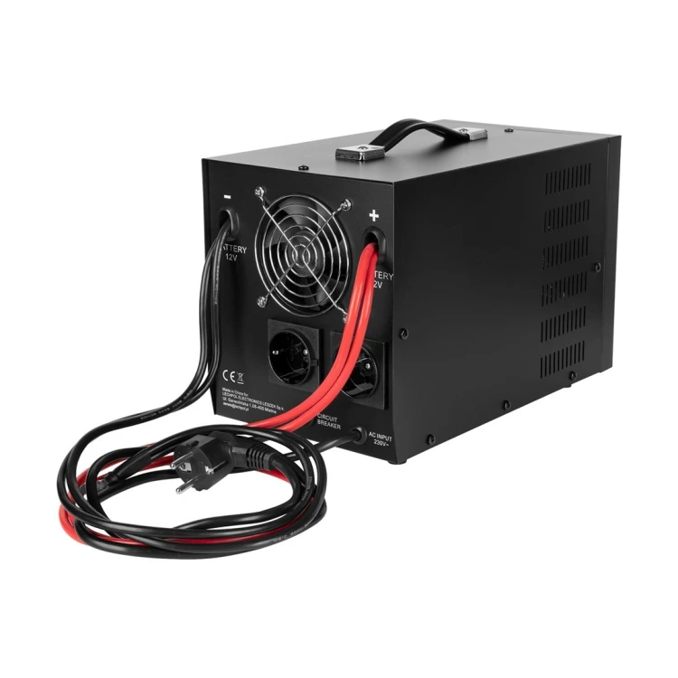 REBEL ZASILACZ AWARYJNY Z CZYSTYM PRZEBIEGIEM SINUSOIDALNYM I FUNKCJĄ ŁADOWANIA 12V 230V 1500VA/1050W LFP4 RB-4029