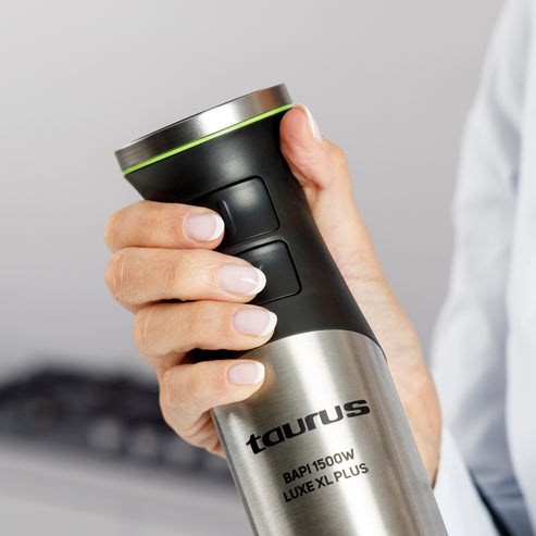 Blender ręczny z akcesoriami Taurus 1500W (choper, trzepaczka,stalowa końcówka, miarka)