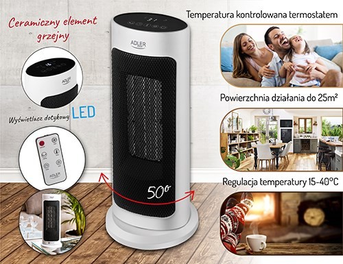 Termowentylator ceramiczny ADLER AD 7738