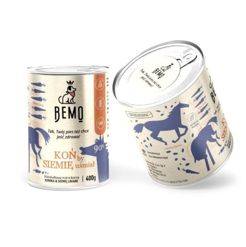 Bemo KOŃ by SIEMIĘ usmiał mokra karma dla psa 400g