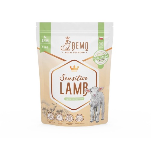 Bemo Karma sucha Sensitive Lamb - jagnięcina small/medium 1kg