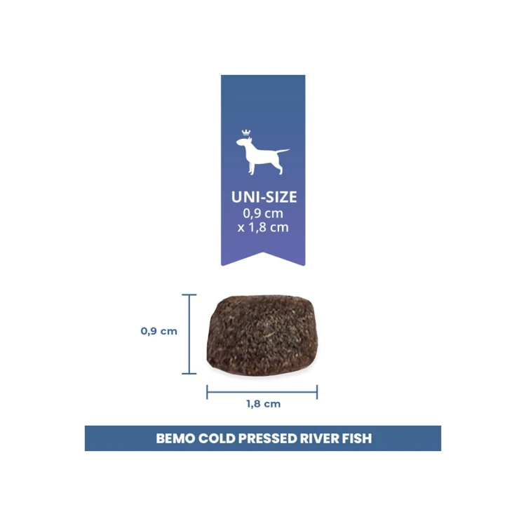 Bemo Cold Pressed River Fish - karma tłoczona na zimno dla psów z rybami rzecznymi 1kg