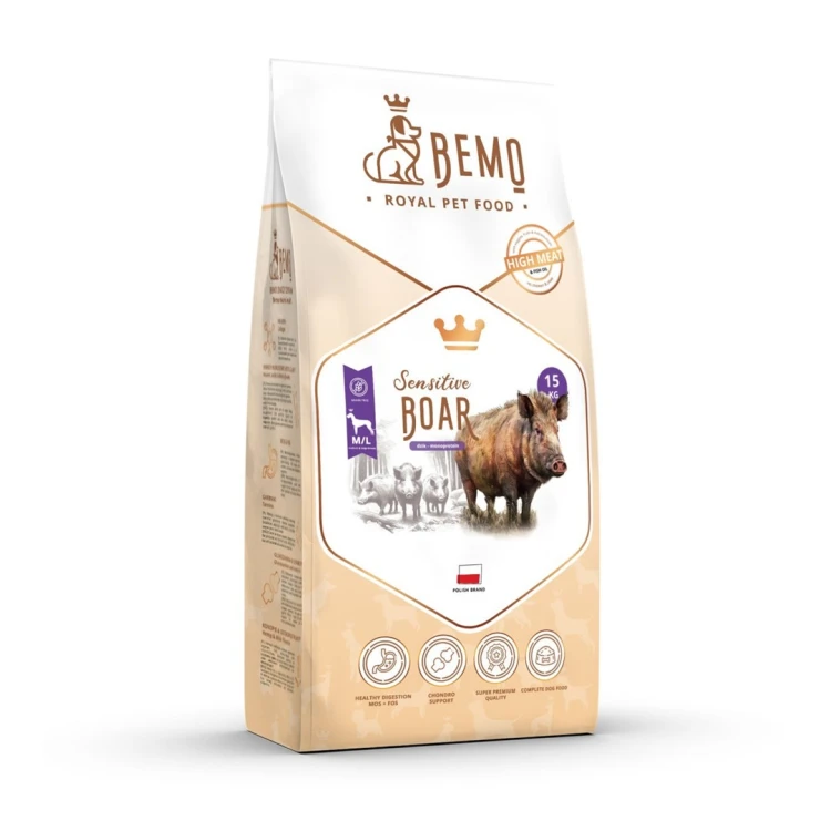 Bemo Karma sucha Sensitive Boar - dzik medium/large 15kg