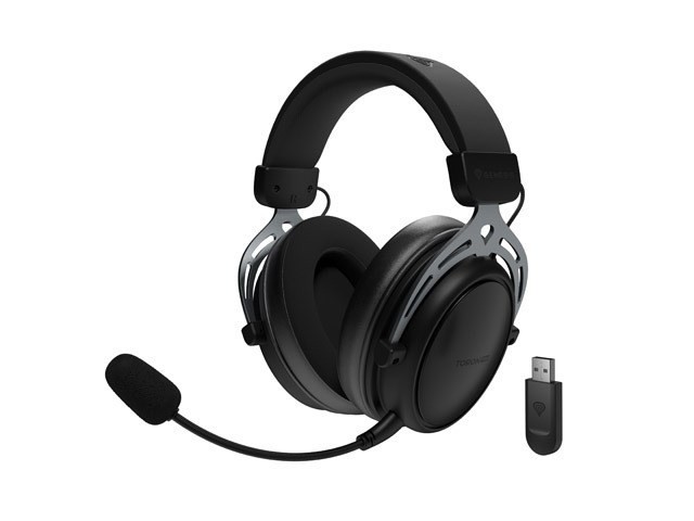GENESIS Toron 706 Zestaw słuchawkowy Przewodowy i Bezprzewodowy Opaska na głowę Gaming USB Type-C Bluetooth Czarny
