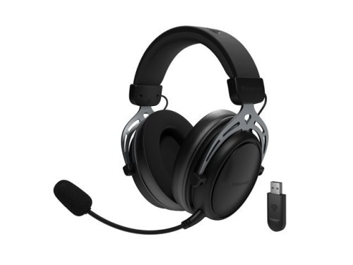 GENESIS Toron 706 Zestaw słuchawkowy Przewodowy i Bezprzewodowy Opaska na głowę Gaming USB Type-C Bluetooth Czarny