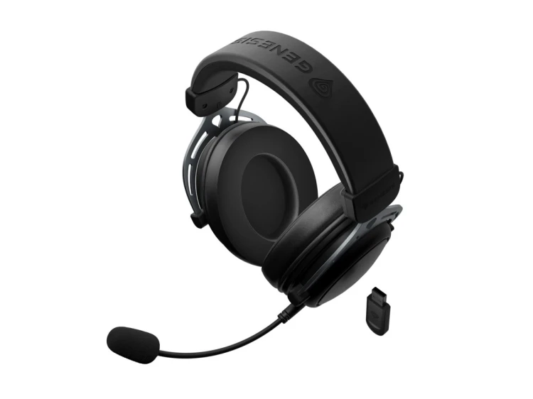 GENESIS Toron 706 Zestaw słuchawkowy Przewodowy i Bezprzewodowy Opaska na głowę Gaming USB Type-C Bluetooth Czarny