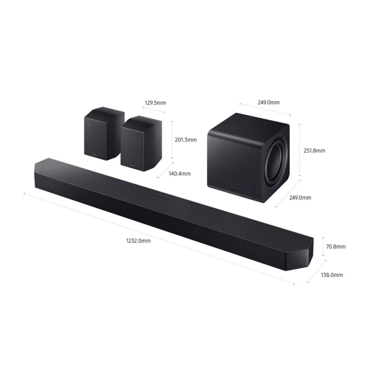 Samsung HW-Q990F/EN Moduł głośników 11.1.4 kan. Czarny