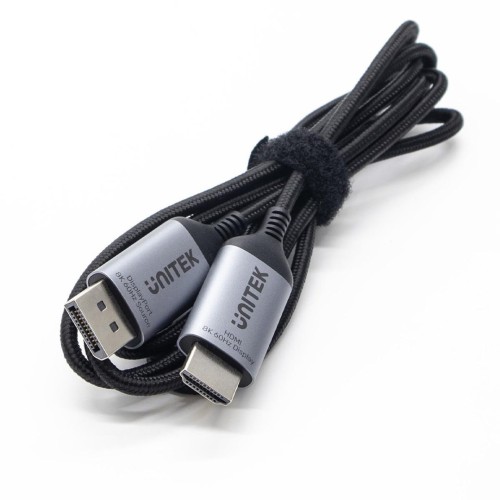 UNITEK KABEL DISPLAYPORT 1.4 DO HDMI 2.1, 8K, 1,8M