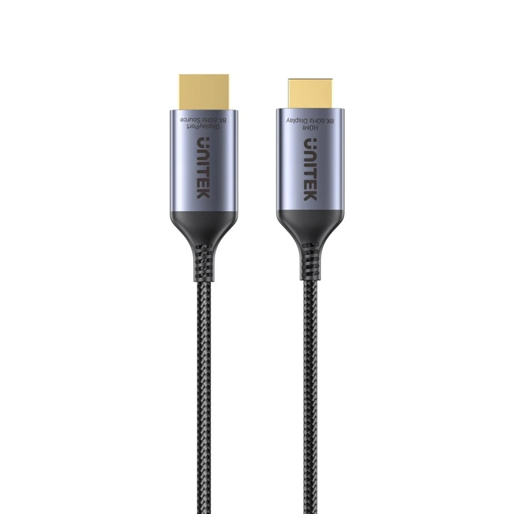 UNITEK KABEL DISPLAYPORT 1.4 DO HDMI 2.1, 8K, 1,8M