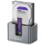 Qoltec 52631 Stacja dokująca HDD SSD | SATA | M.2 NVMe | Klonowanie | USB-C | 10Gb/s | 28TB