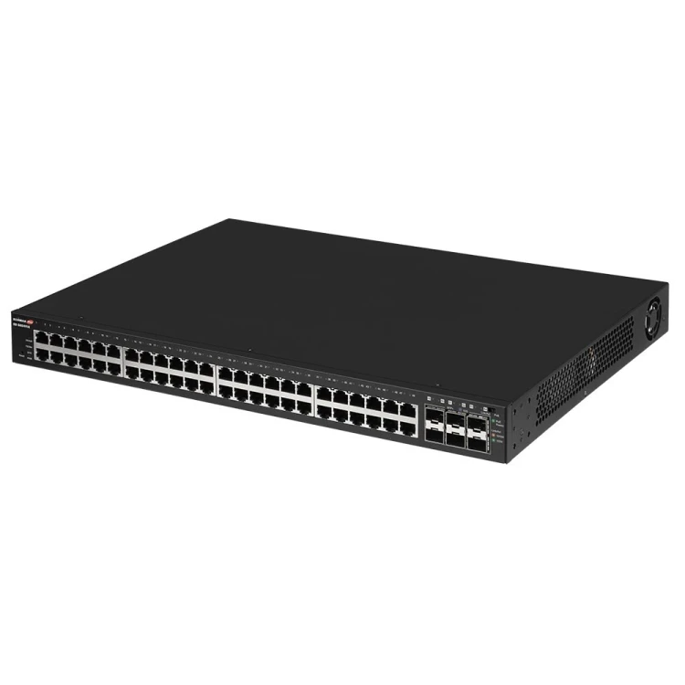 Edimax GS-5654PLX przełącznik sieciowy Zarządzany Gigabit Ethernet (10/100/1000) Obsługa PoE Czarny