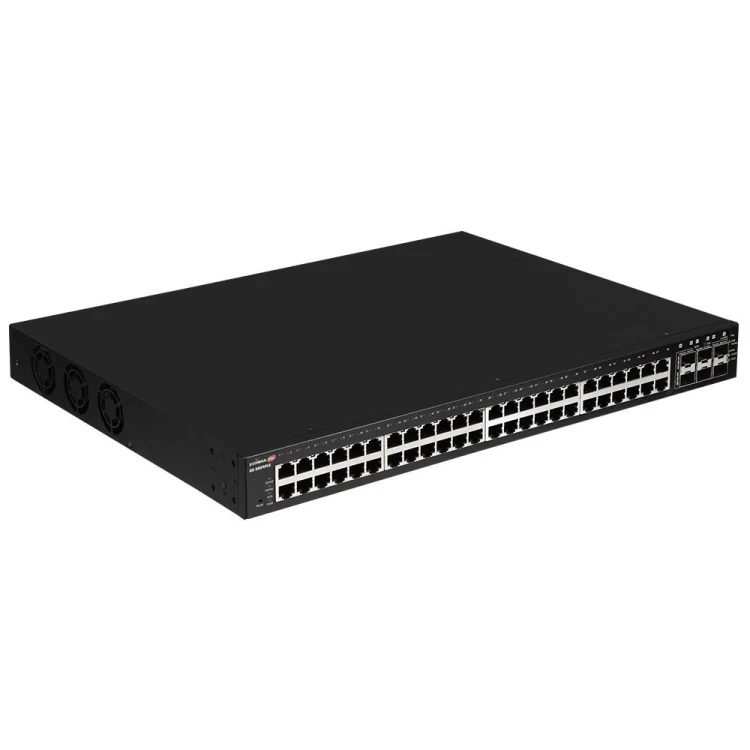 Edimax GS-5654PLX przełącznik sieciowy Zarządzany Gigabit Ethernet (10/100/1000) Obsługa PoE Czarny