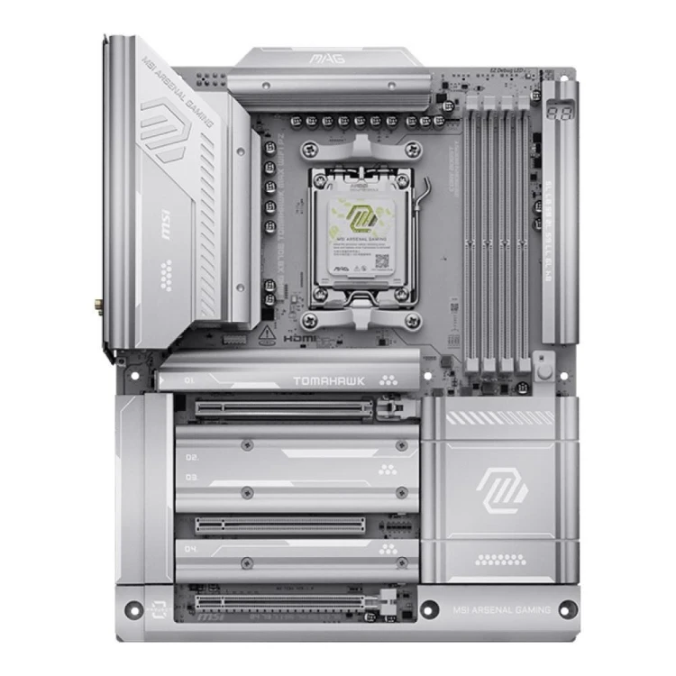 Płyta główna MSI MAG X870E Tomahawk Max WiFi Project Zero (X870E, AM5, ATX)