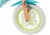 Rower dziecięcy TOIMSA Bluey 12" Błękitno-limonkowy