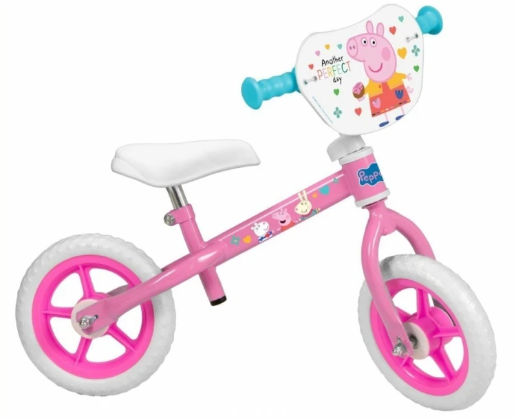Rowerek biegowy 10" Świnka Peppa różowy 195