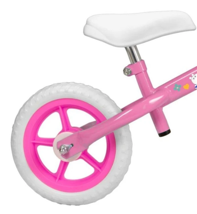 Rowerek biegowy 10" Świnka Peppa różowy 195