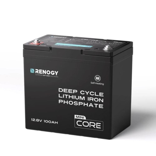 Akumulator Renogy Core Mini 12V 100Ah LiFePO4 z samonagrzewaniem DuoHeat