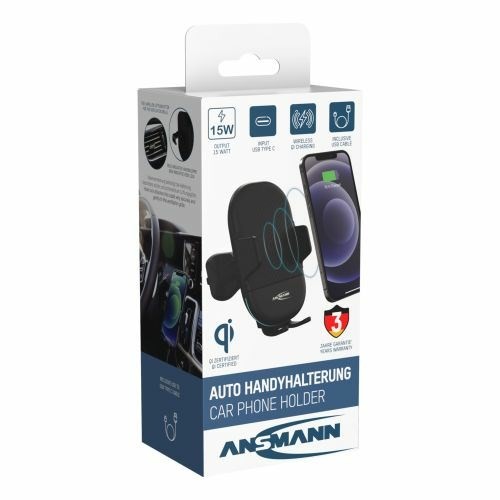 Ansmann 1000-0033 uchwyt Uchwyt aktywny Telefon komórkowy/Smartfon Czarny
