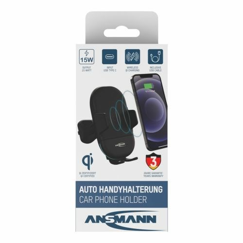 Ansmann 1000-0033 uchwyt Uchwyt aktywny Telefon komórkowy/Smartfon Czarny