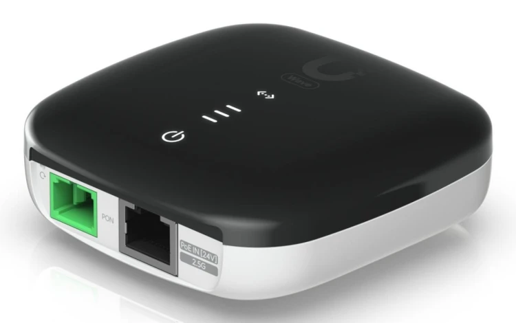 Ubiquiti WaveFiber ONU konwerter sieciowy 2488 Mbit/s 1490 nm Czarny, Biały