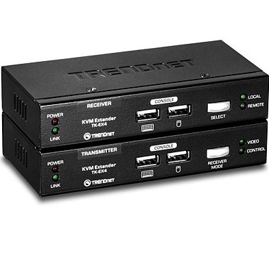 Zestaw rozszerzeń TRENDnet KVM USB Zwiększony zasięg do 100 m