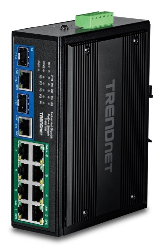 Switch TRENDnet 10-PORT PRZEMYSŁOWY GIGABIT 400W