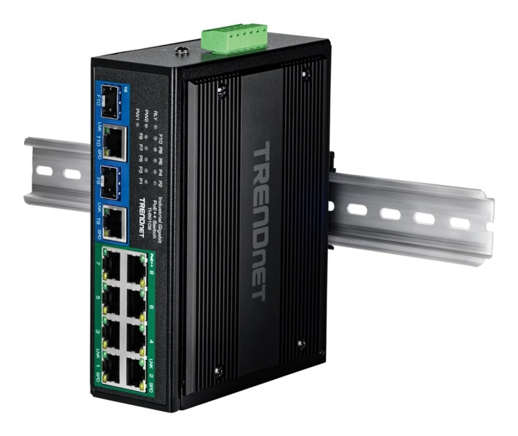 Switch TRENDnet 10-PORT PRZEMYSŁOWY GIGABIT 400W