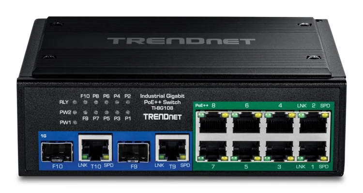 Switch TRENDnet 10-PORT PRZEMYSŁOWY GIGABIT 400W