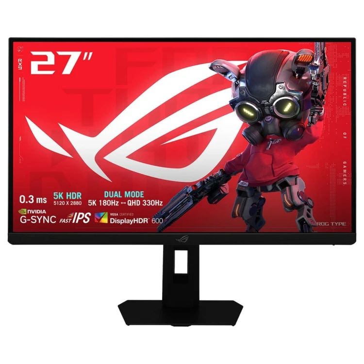 ASUS ROG Strix XG27JCG monitor komputerowy 68,6 cm (27") 5120 x 2880 px 5K Ultra HD LCD Czarny