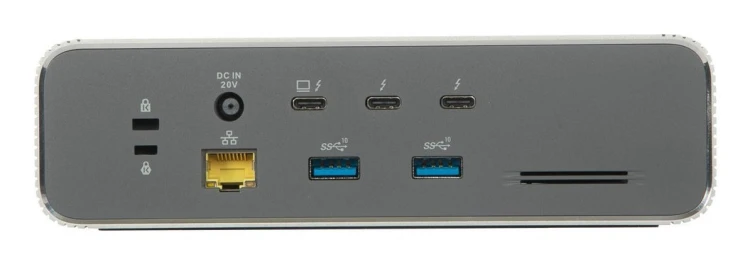 Targus DOCK230EUZ stacja dokująca Przewodowa Thunderbolt 5 Srebrny