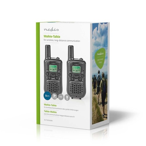 Nedis WLTK0500BK krótkofalówka Czarny