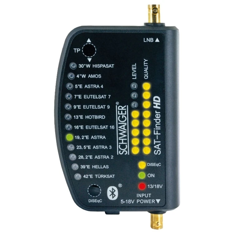 Schwaiger SF9003BT wyszukiwarka satelitarna 950 - 2150 MHz Cyfrowy 1 szt.