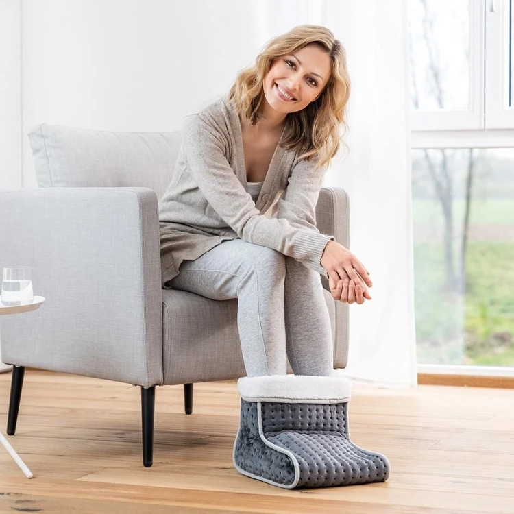 Beurer FW 20 elektryczny ogrzewacz do stóp 100 W Szary, Biały