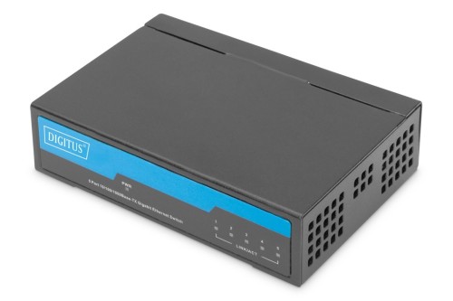 Switch niezarządzalny 5-portowy Gigabit Ethernet 10/100/1000 Mini Metal Box