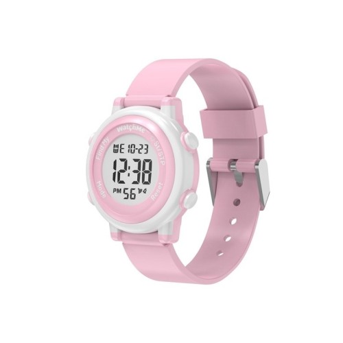 Zegarek dla dzieci Sponge WatchMe Kids (Apple Find My, wodoodporność 3 ATM, bateria do 1 roku, Różowy)