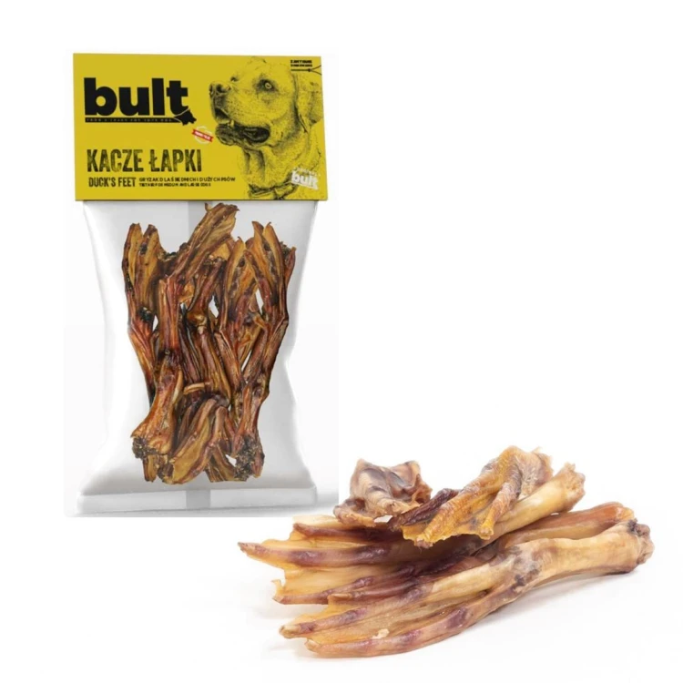 BULT Kacze łapki dla psa 100g