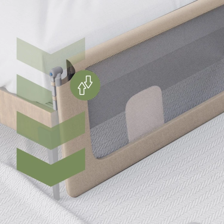 Barierka ochronna na łóżko Cover 30 Beige 200 cm