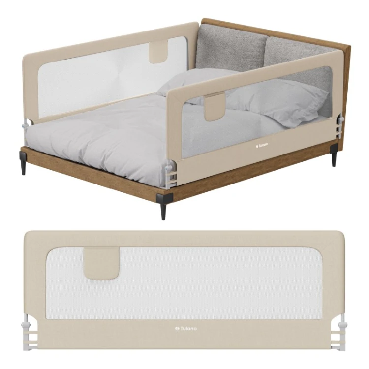 Barierka ochronna na łóżko Cover 30 Beige 200 cm