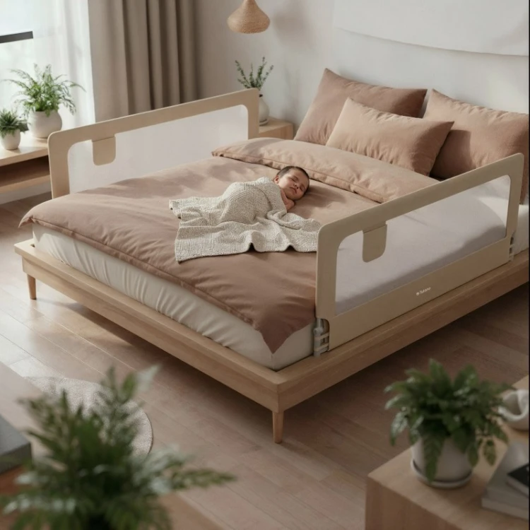 Barierka ochronna na łóżko Cover 30 Beige 200 cm
