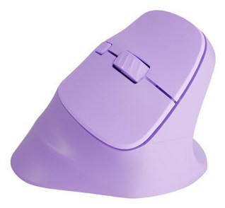 MYSZ WERTYKALNA NATEC CRAKE 2 BEZPRZEWODOWA 2400DPI BLUETOOTH 5.2 + 2.4GHZ PURE LAVENDER