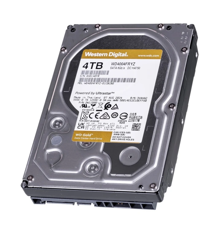 Dysk serwerowy HDD WD Gold DC HA750 WD4004FRYZ (4 TB; 3.5"; SATA)