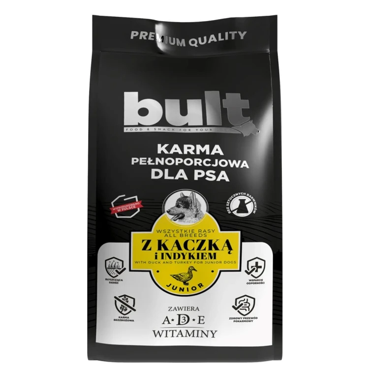BULT Karma sucha z kaczką i indykiem szczeniąta 3kg