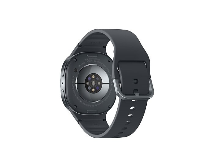 Samsung Galaxy Watch 8 3,3 cm (1.3") AMOLED 40 mm Cyfrowy 438 x 438 px Ekran dotykowy Grafitowy Wi-Fi GPS